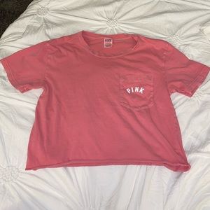 PINK Womens S cropped t-shirt